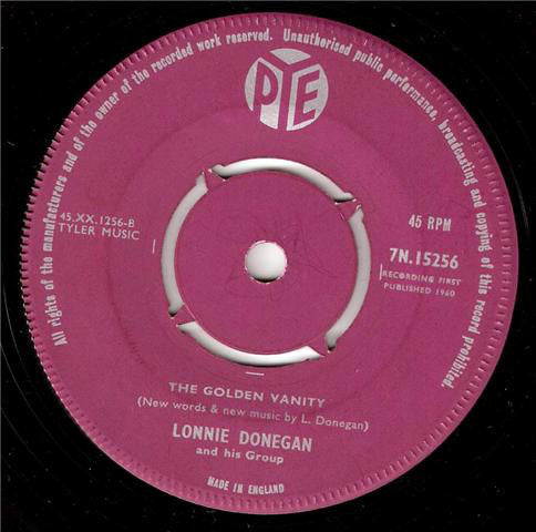 Lonnie Donegan And His Group* : My Old Man's A Dustman (7", Single, Pus)