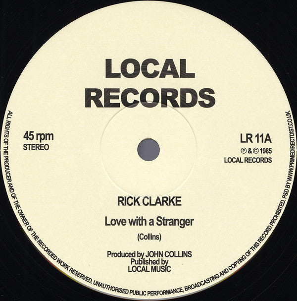 Rick Clarke : Love With A Stranger (12", RE, RM)