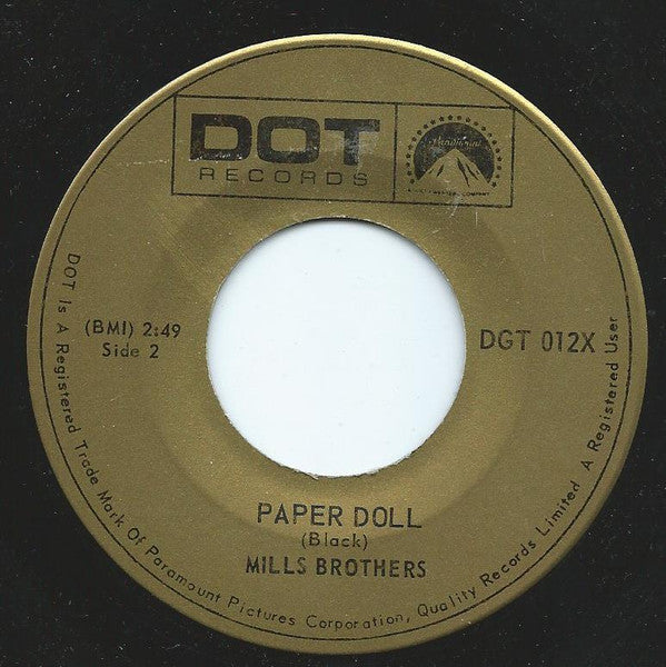 The Mills Brothers : Yellow Bird / Paper Doll (7")