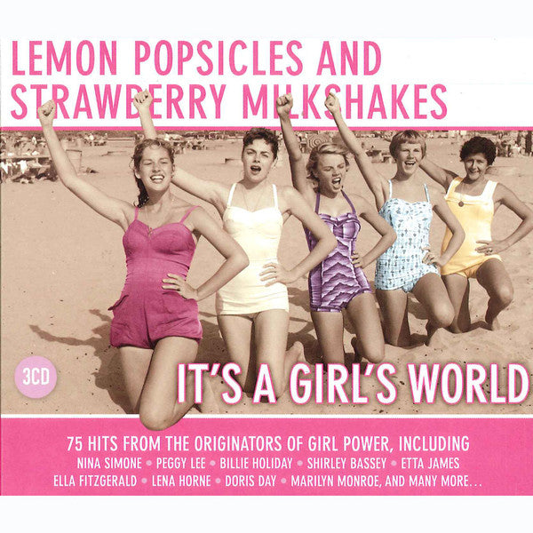 Various : Lemon Popsicles And Strawberry Milkshakes - Its A Girls World (3xCD, Comp, Box)