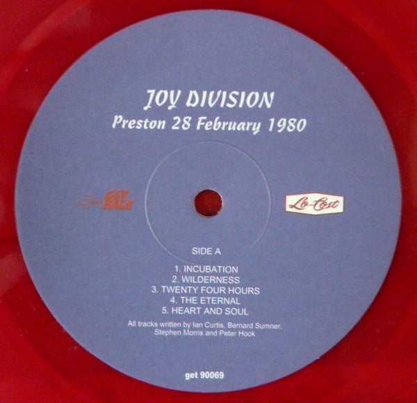 Joy Division : Preston 28 February 1980 (LP, Album, RE, Red)