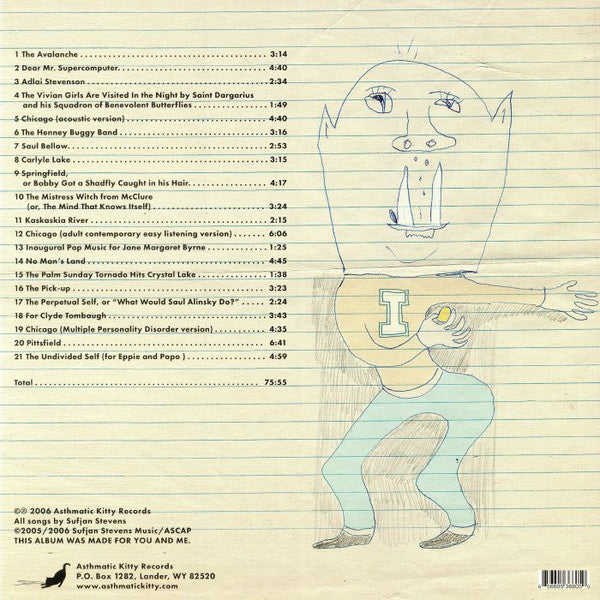 Sufjan Stevens : The Avalanche (Outtakes & Extras From The Illinois Album) (LP, Ora + LP, Whi + Album, Ltd)