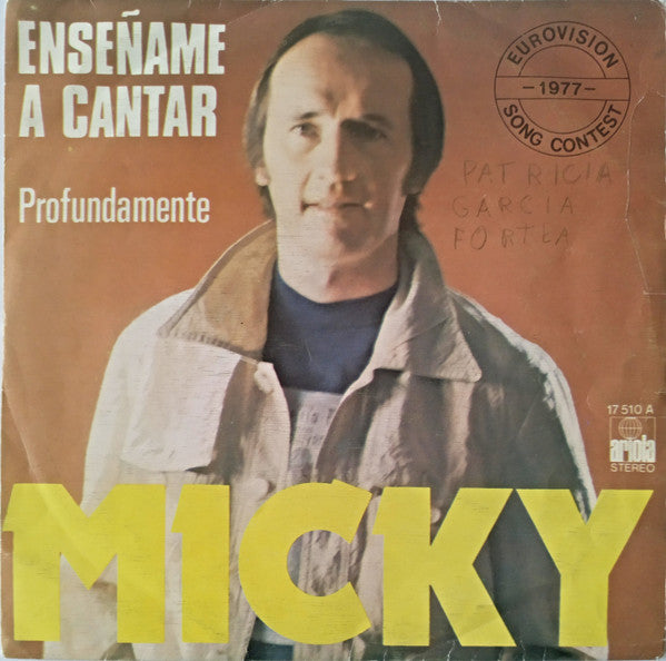 Micky (3) : Enseñame A Cantar (7", Single)