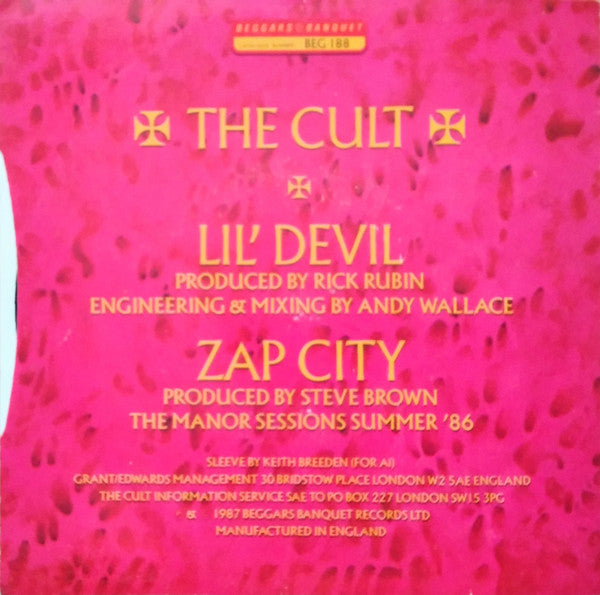 The Cult : Lil' Devil (7", Single)