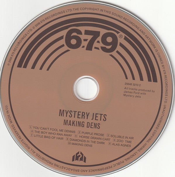 Mystery Jets : Making Dens (CD, Album)