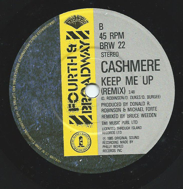 Cashmere (2) : We Need Love (7")