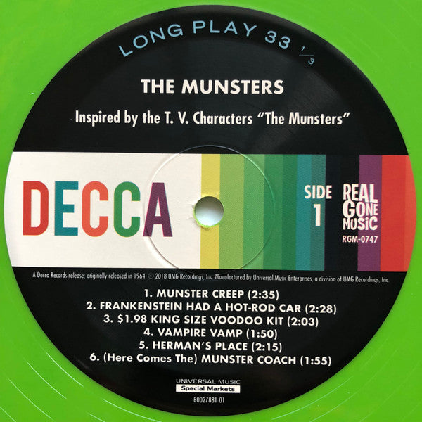 The Munsters (3) : The Munsters (LP, Album, Ltd, RE, Her)