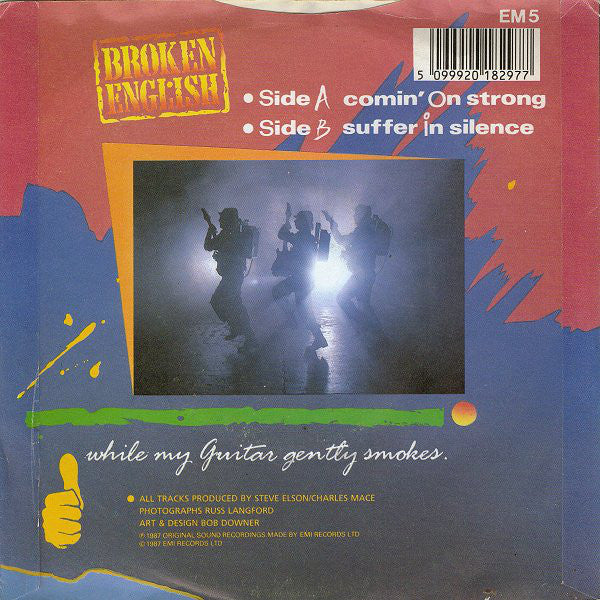 Broken English : Comin' On Strong (7", Single, Inj)