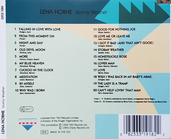 Lena Horne : Stormy Weather (CD, Comp)