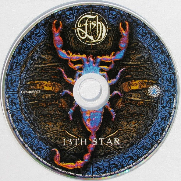 Fish : 13th Star (CD, Album, O-C)