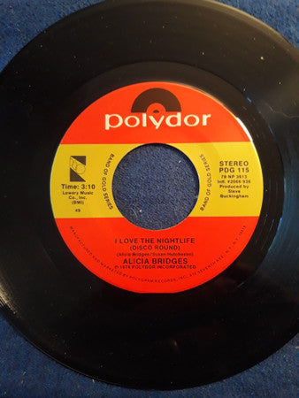 Alicia Bridges : I Love The Nightlife (Disco Round) (7", Single, RE, 49,)