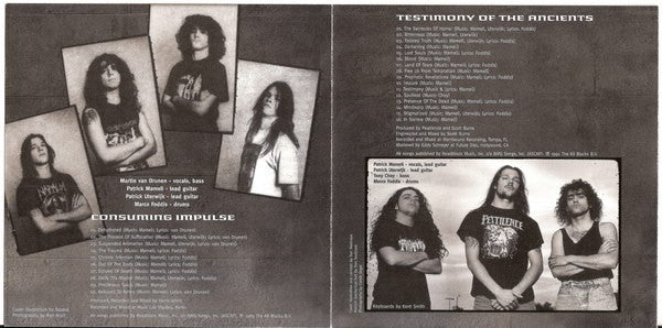 Pestilence : Consuming Impulse / Testimony Of The Ancients (2xCD, Comp)