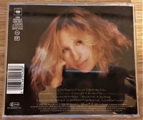 Barbra Streisand : Till I Loved You (CD, Album)