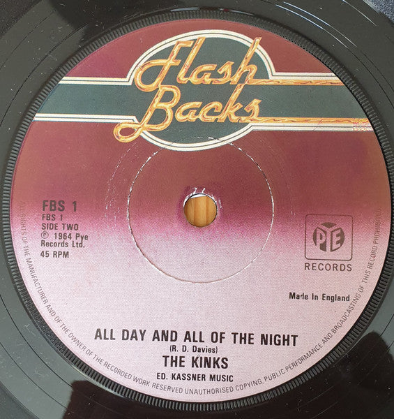 The Kinks : You Really Got Me / All Day And All Of The Night (7", Single, RE)