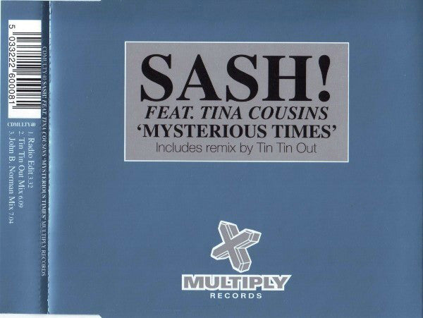 Sash! Feat. Tina Cousins : Mysterious Times (CD, Single, Enh)