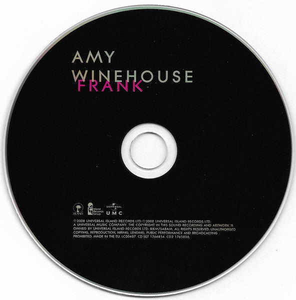 Amy Winehouse : Frank (CD, Album, Dlx, RE + CD, Comp, Bon + Dlx)