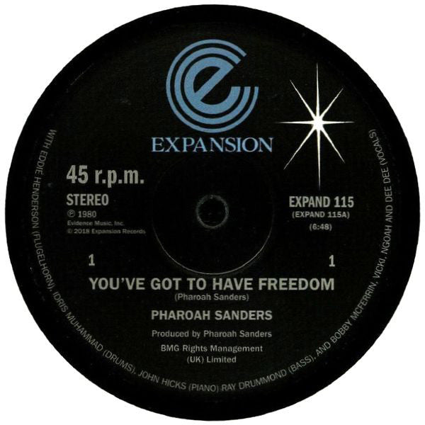 Pharoah Sanders : You've Got To Have Freedom / Got To Give It Up (12")