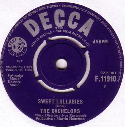 The Bachelors : Sweet Lullabies / Ramona (7")