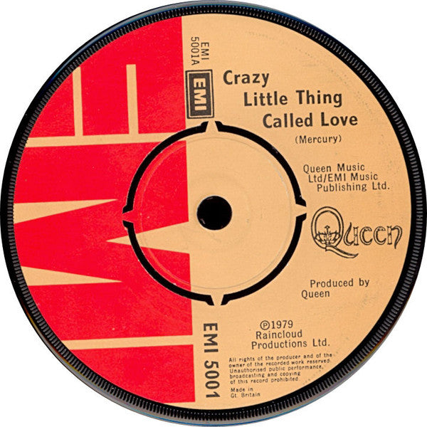Queen : Crazy Little Thing Called Love (7", Single, Pic)