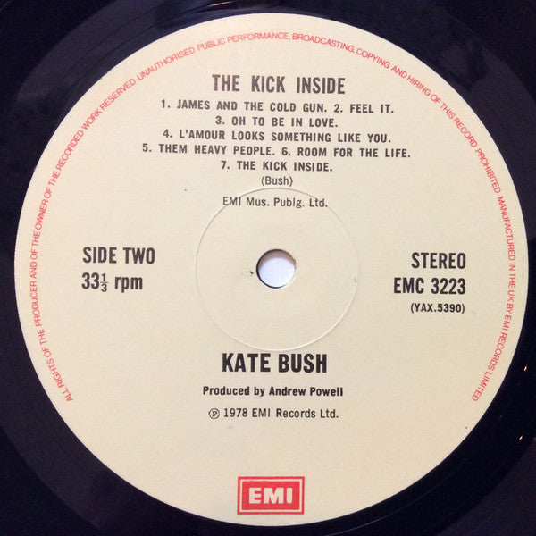 Kate Bush : The Kick Inside (LP, Album, RE, Cre)