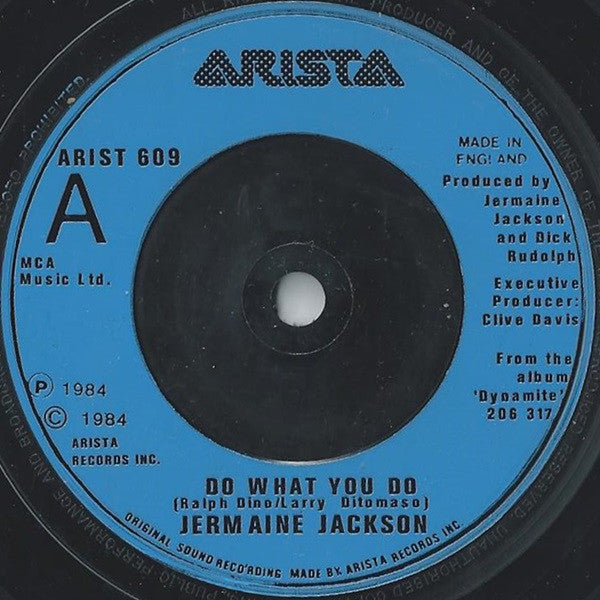 Jermaine Jackson : Do What You Do (7", Single, Sol)