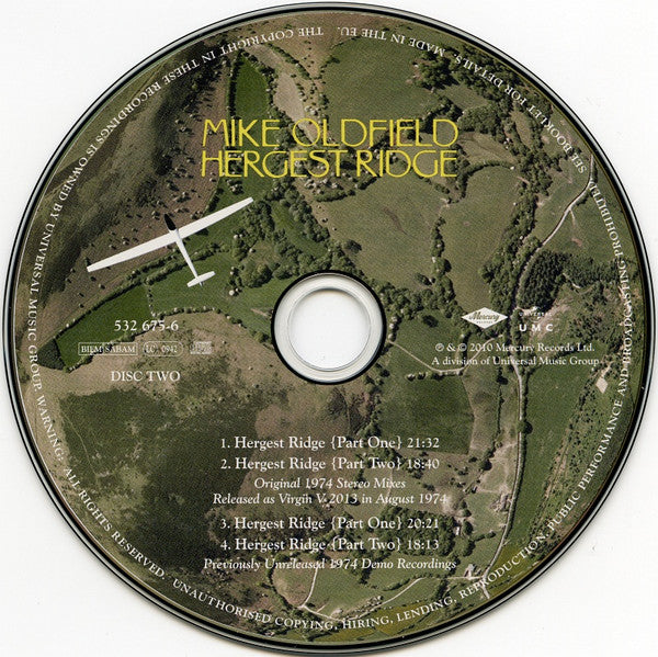 Mike Oldfield : Hergest Ridge (2xCD, Album, RE, RM + DVD-V, Album, RE, Multichann)