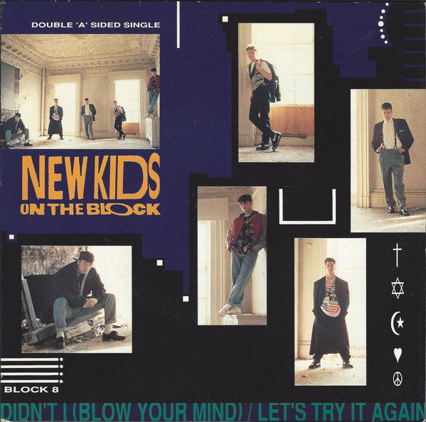 New Kids On The Block : Let's Try It Again / Didn't I (Blow Your Mind) (7", Dou)