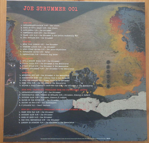 Joe Strummer : Joe Strummer 001 (Box, Ltd + 3xLP, Comp + 12", S/Sided, Single)
