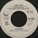 Yoko Ono : Walking On Thin Ice (7")