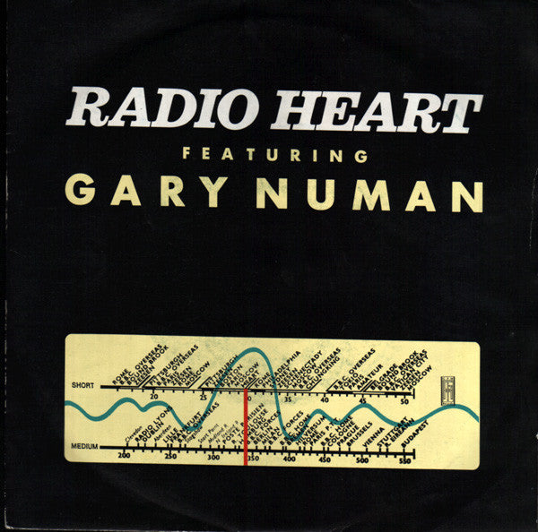 Radio Heart Featuring Gary Numan : Radio Heart (7", Single, Bla)