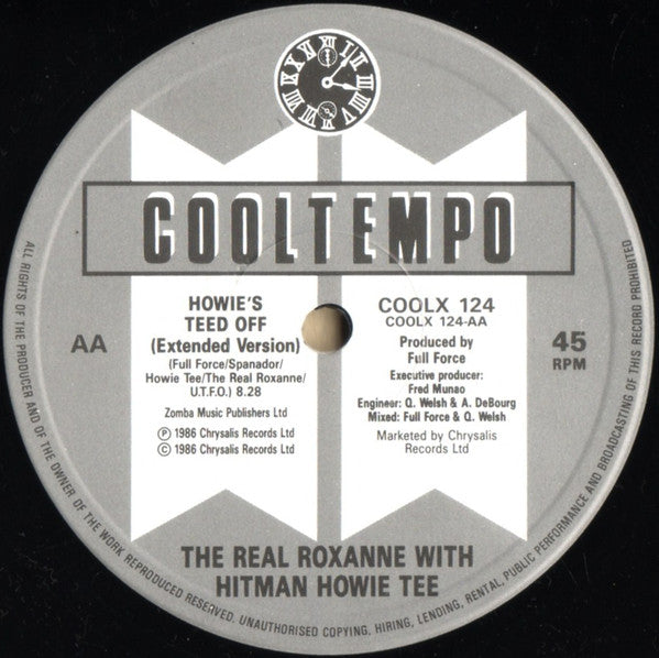 The Real Roxanne With Hitman Howie Tee* : Bang Zoom! Let's Go Go!  (12")