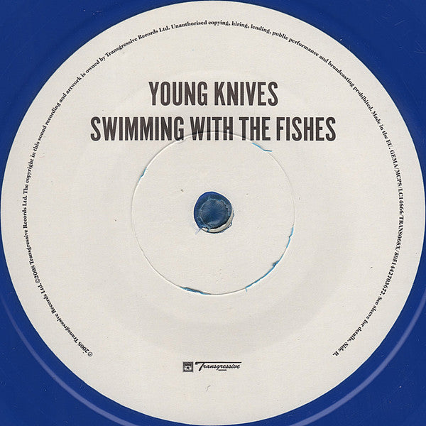 The Young Knives : Up All Night (7", Single, Blu)