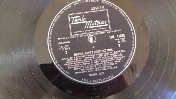 Marvin Gaye : Greatest Hits (LP, Comp, Mono)