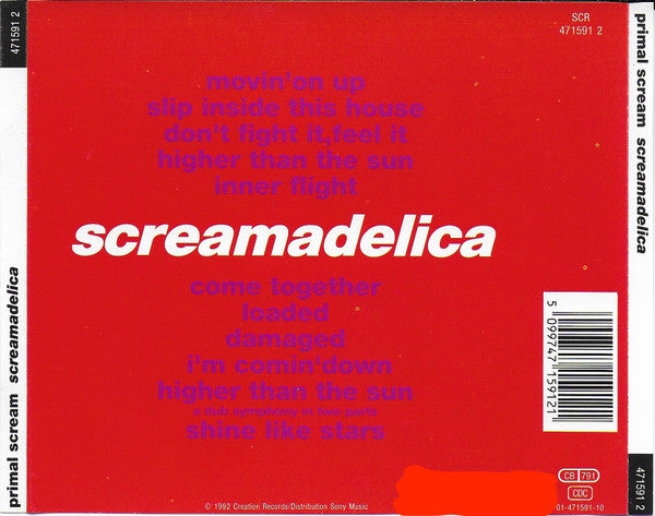 Primal Scream : Screamadelica (CD, Album, RE)