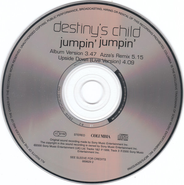 Destiny's Child : Jumpin' Jumpin' (CD, Single)