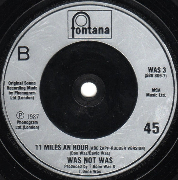 Was (Not Was) : Walk The Dinosaur (7", Single, Inj)