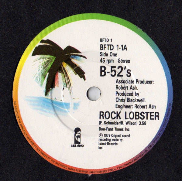 The B-52's : Rock Lobster (2x7", Single, Ltd)