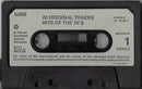 Various : 20 Original Hits Of The 70's (Cass, Comp)