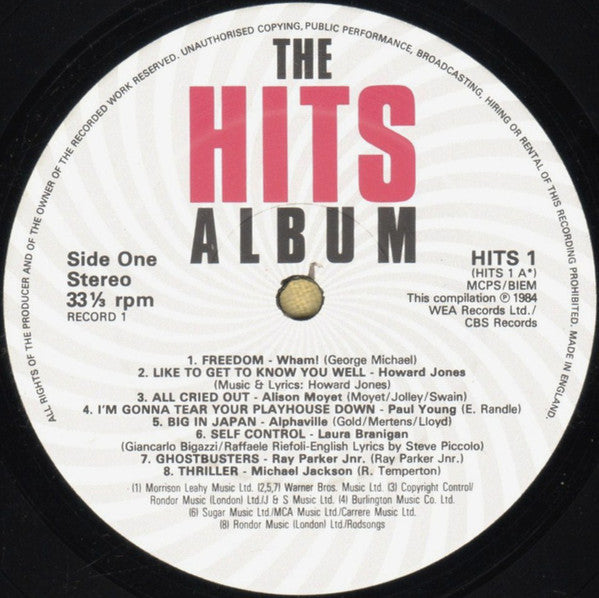 Various : The Hits Album (2xLP, Comp)