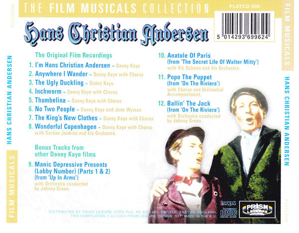 Danny Kaye (2) : Hans Christian Andersen (CD, Comp)