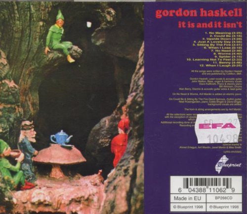 Gordon Haskell : It Is And It Isn't (CD, Album, RE)