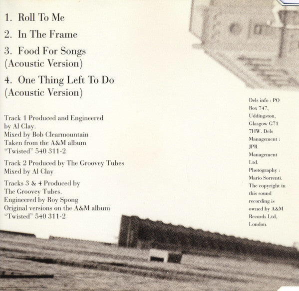 Del Amitri : Roll To Me (CD, Single)