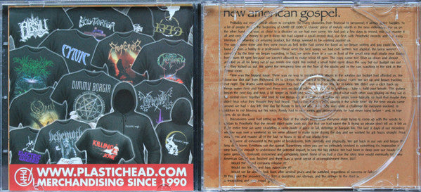 Lamb Of God : New American Gospel (CD, Album, Enh, RE, RM, RP)