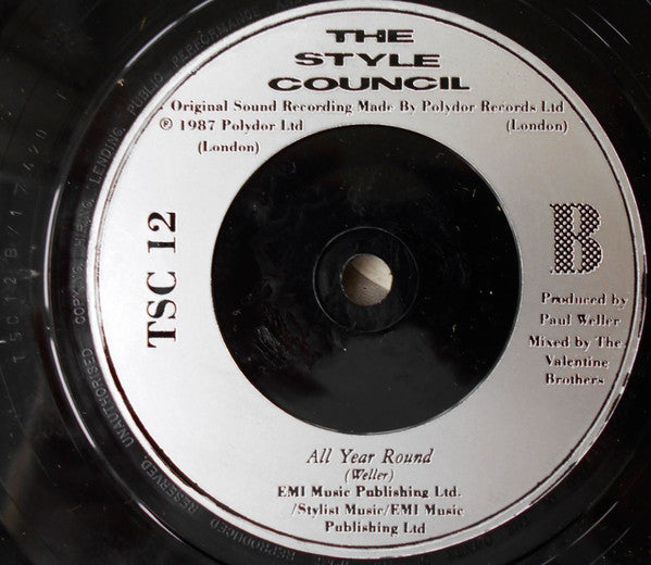 The Style Council : It Didn't Matter (7", Single, Sil)