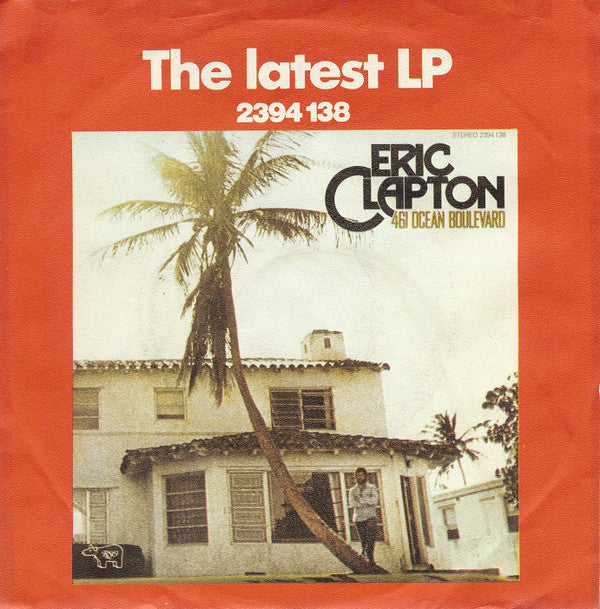 Eric Clapton : I Shot The Sheriff (7", Single)