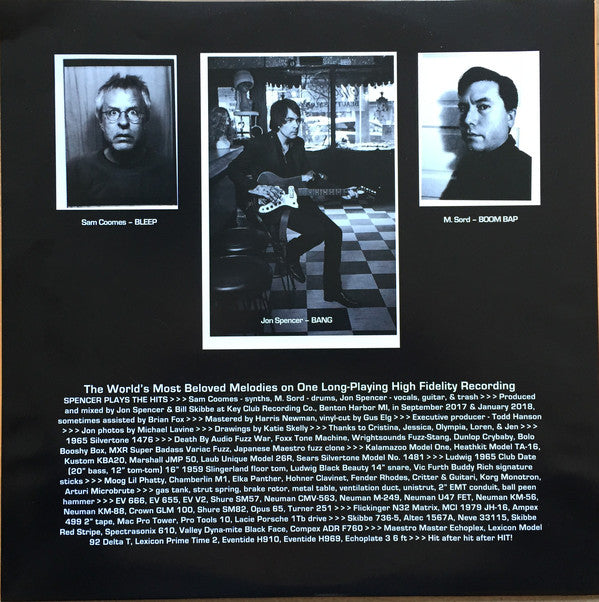 Jon Spencer : Spencer Sings The Hits (LP, Album, Ltd, Pur)
