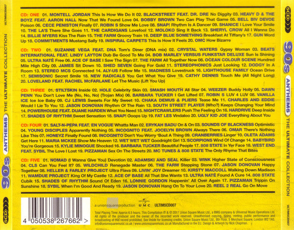 Various : 90s Anthems (The Ultimate Collection) (5xCD, Comp)