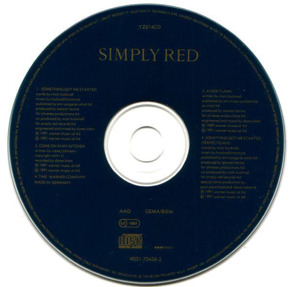 Simply Red : Something Got Me Started (CD, Maxi)