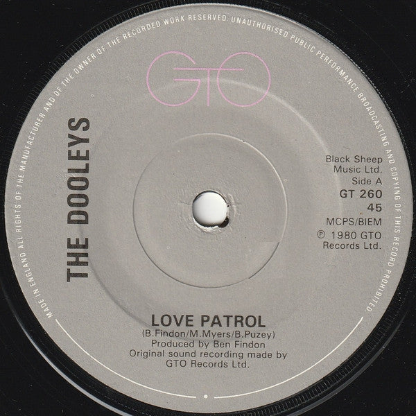 The Dooleys : Love Patrol (7", Single)