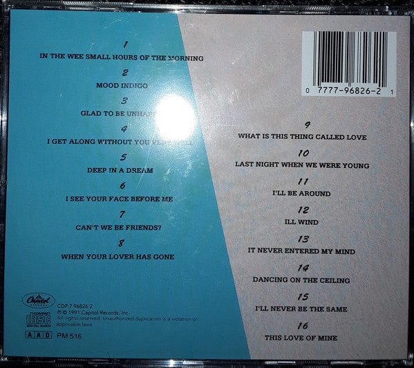 Frank Sinatra : In The Wee Small Hours (CD, Album, RE)